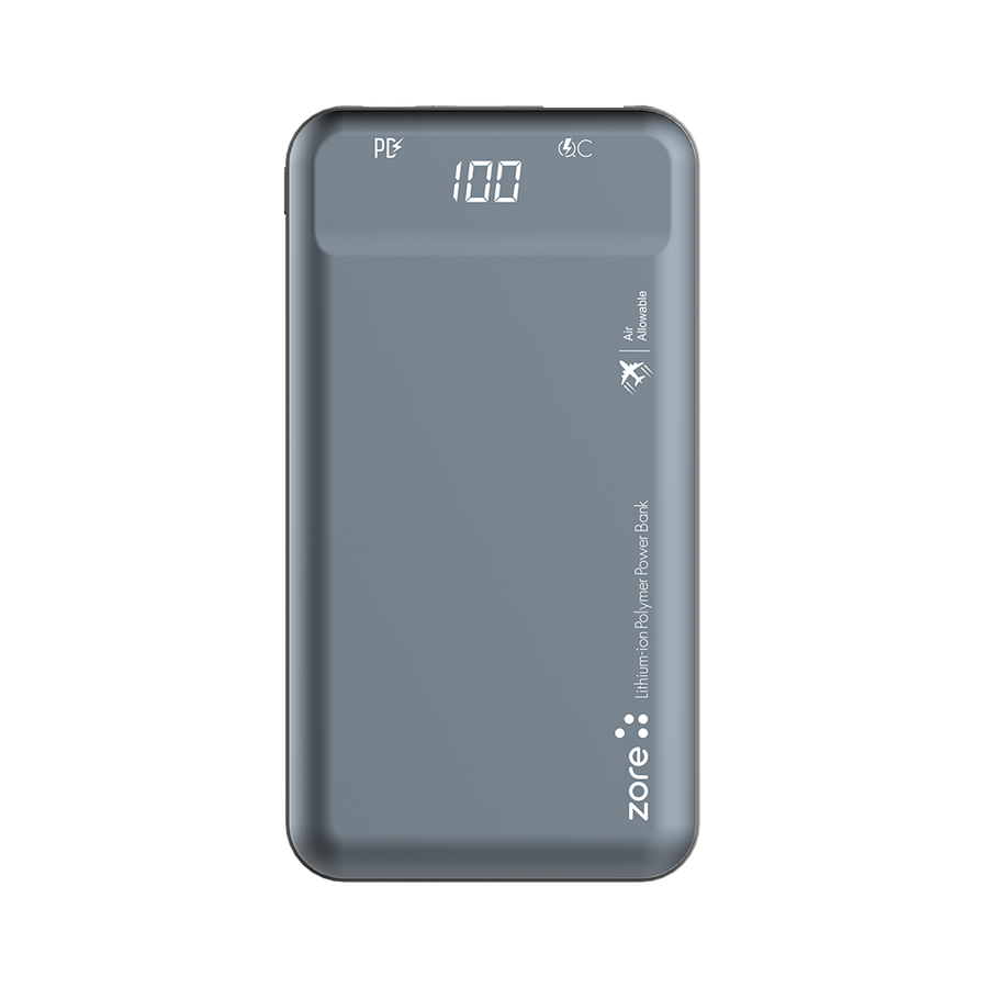 Zore ZR-1015 10000 Mah Powerbank Gri