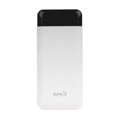 Zore ZR-PW01 Type-C - Micro - Lightning Led Göstergeli Taşınabilir Powerbank 10000 mAh Beyaz