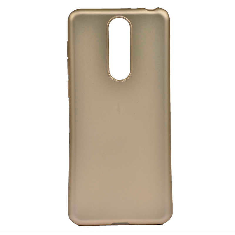 Alcatel 3 2019 Kılıf Zore Premier Silikon Kapak Gold