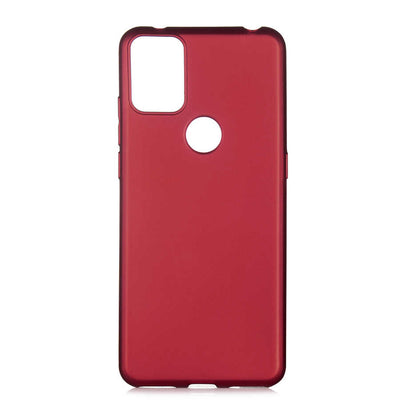 Alcatel 3x 2020 Kılıf Zore Premier Silikon Kapak Mürdüm
