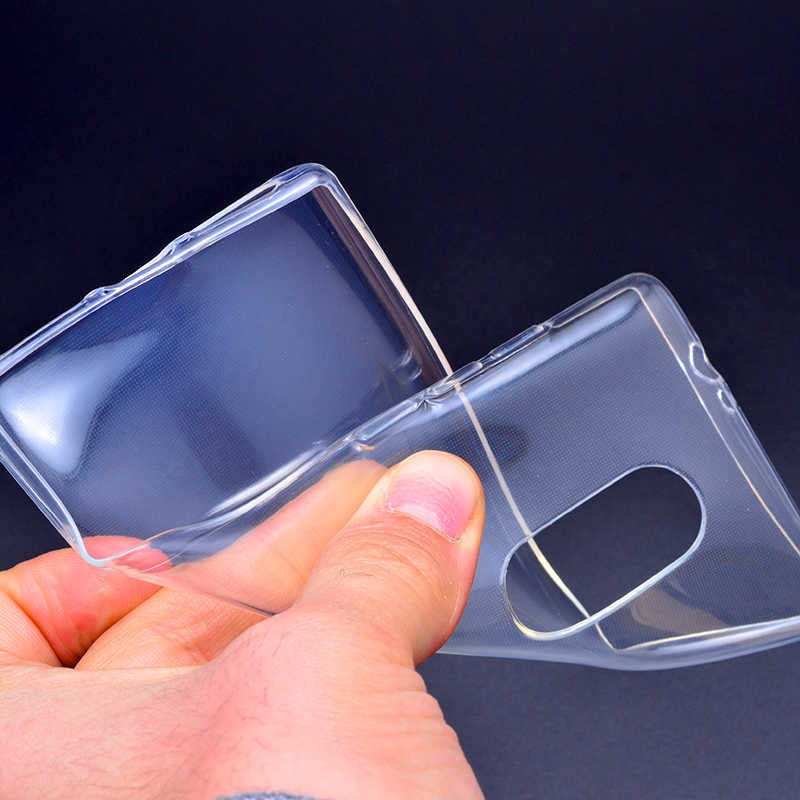 Alcatel 5 Kılıf Zore Süper Silikon Kapak Renksiz