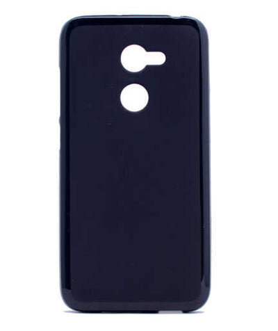 Alcatel A3 Kılıf Zore Süper Silikon Kapak Siyah