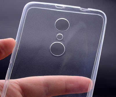 Alcatel A3 XL Kılıf Zore Süper Silikon Kapak Renksiz