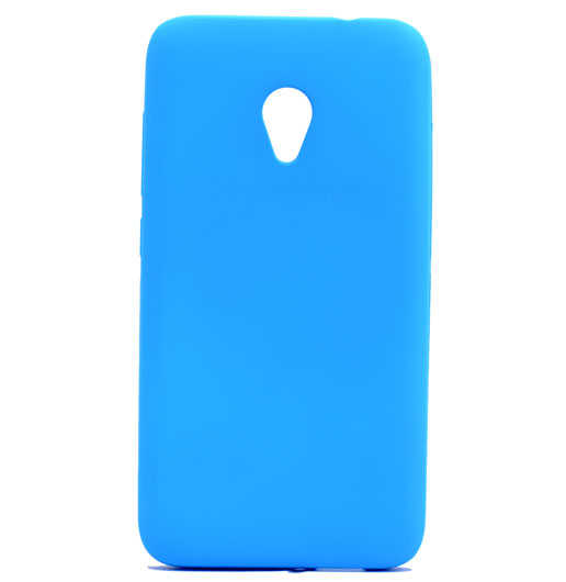 Alcatel U5 Kılıf Zore Premier Silikon Kapak Mavi