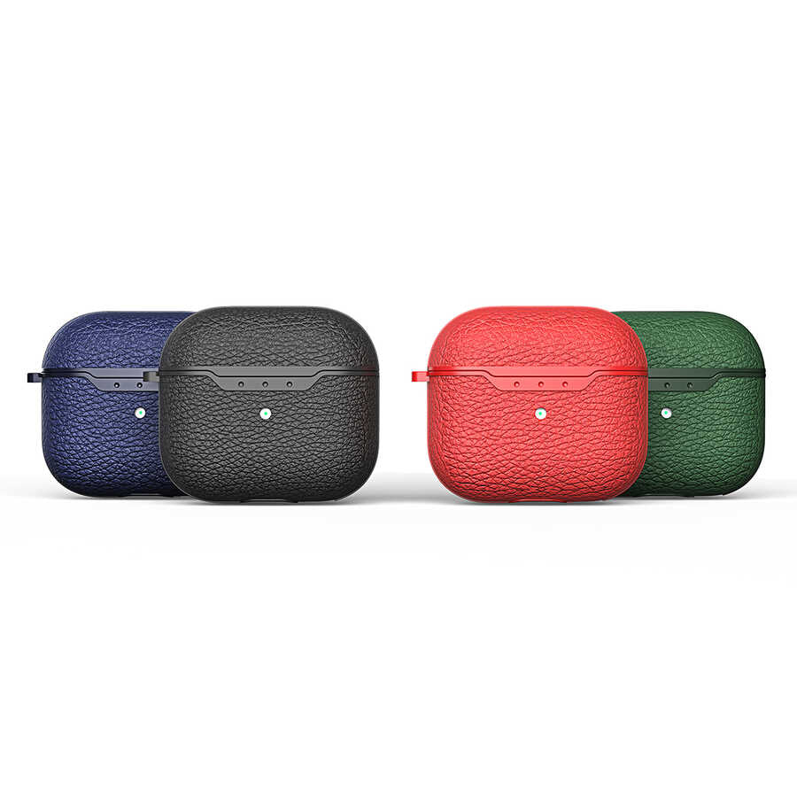 Apple Airpods 3. Nesil Kılıf Zore Airbag 03 Silikon Lacivert
