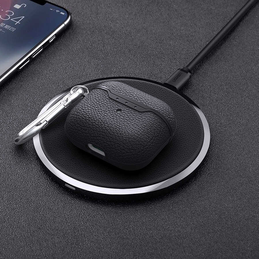 Apple Airpods 3. Nesil Kılıf Zore Airbag 03 Silikon Koyu Yeşil