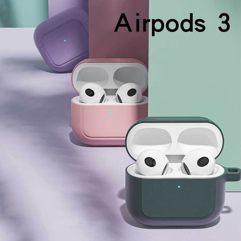 Apple Airpods 3. Nesil Kılıf Zore Airbag 23 Kılıf Kırmızı