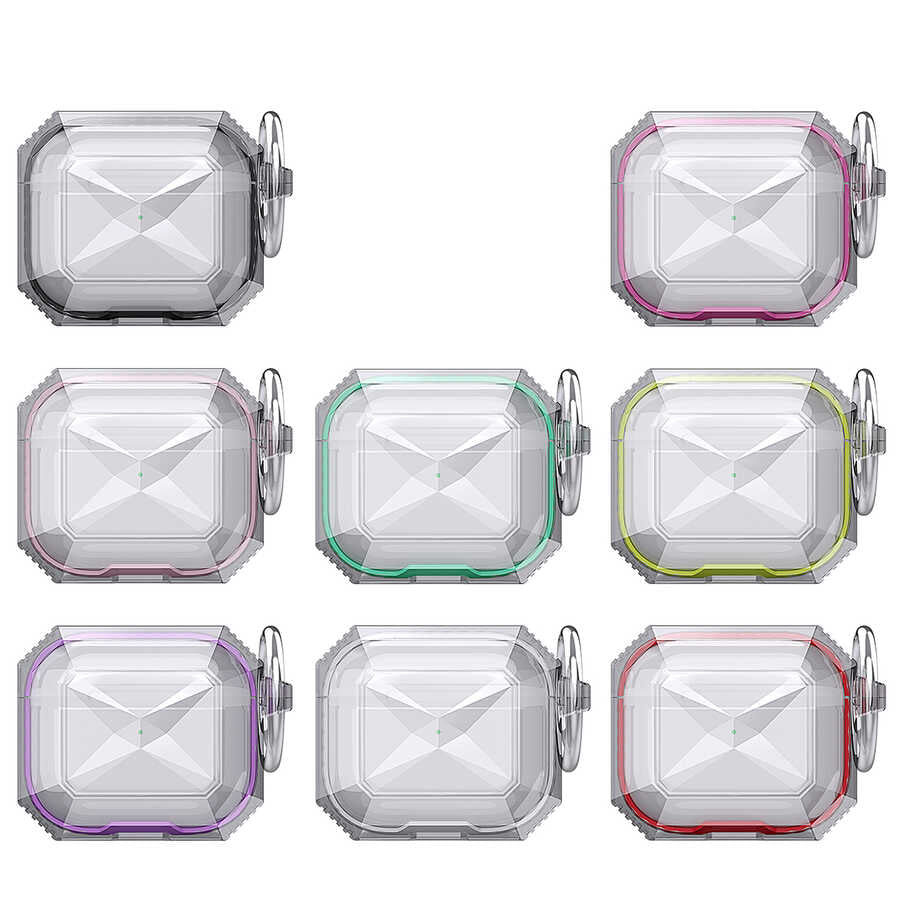 Apple Airpods 3. Nesil Kılıf Zore Airpods Airbag 22 Kılıf Pembe