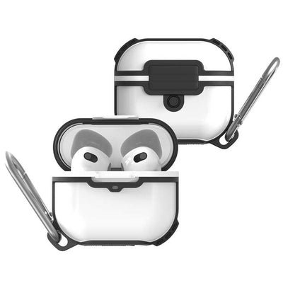 Apple Airpods 3. Nesil Zore Airbag 16 Silikon 1-1 Su Geçirmez Kılıf Siyah