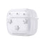 Apple Airpods 3. Nesil Zore Airbag 44 Airbag Tasarımlı Simli Şeffaf Kutup Kılıf