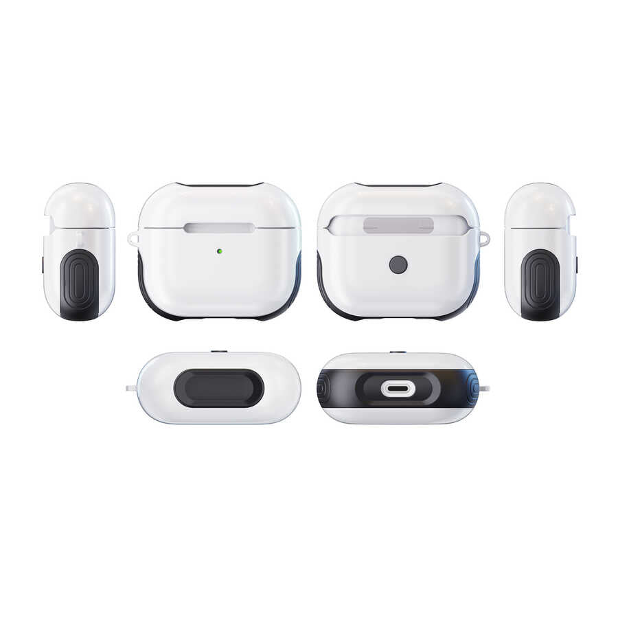 Apple Airpods 3. Nesil Kılıf Zore Shockproof Silikon Siyah