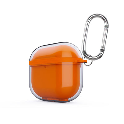 Apple Airpods 4 Zore Airbag 42 Headphone Case with Hanger Orange
