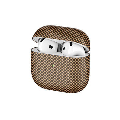 Apple Airpods 4 Zore Airbag 43 600D Carbon Fiber Headphone Case Black