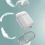Apple Airpods Kılıf Şeffaf Sert Kristal Zore Airbag 14 Kılıf Renksiz