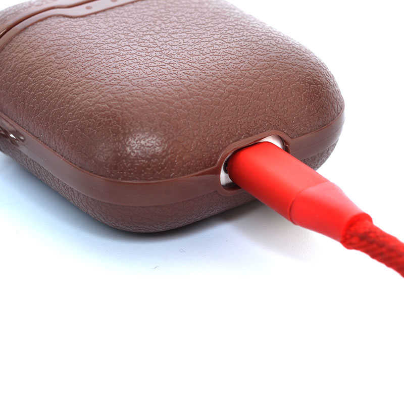 Apple Airpods Kılıf Zore Airbag 03 Silikon Kırmızı