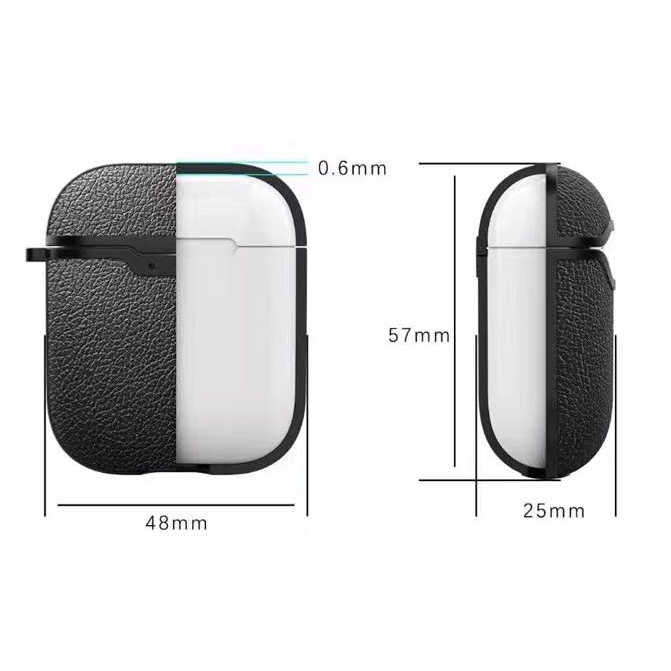 Apple Airpods Kılıf Zore Airbag 03 Silikon Kahverengi