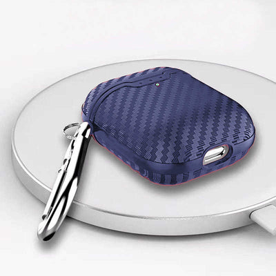 Apple Airpods Kılıf Zore Airbag 04 Silikon Lacivert