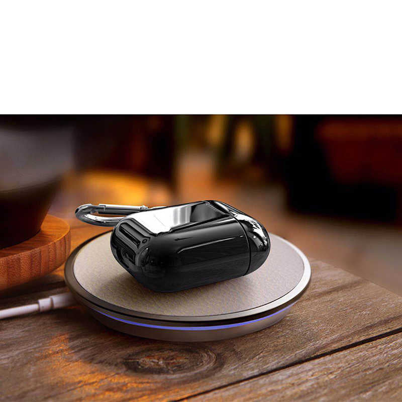 Apple Airpods Kılıf Zore Airbag 08 Silikon Siyah