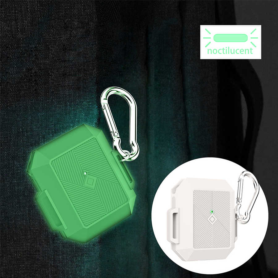 Apple Airpods Kılıf Zore Airbag 09 Silikon Siyah