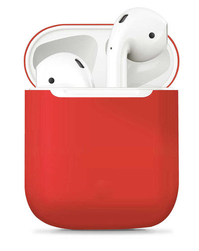 Apple Airpods Kılıf Zore Airbag 13 Silikon Kırmızı
