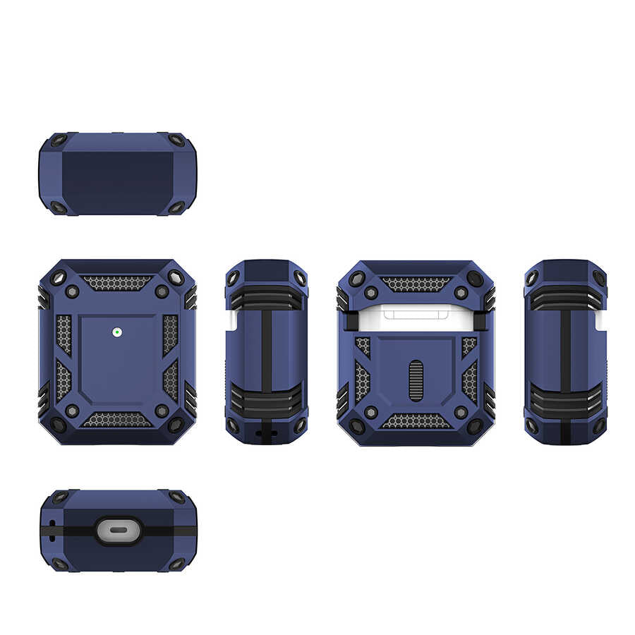 Apple Airpods Kılıf Zore Airbag 15 Kılıf Rose Gold