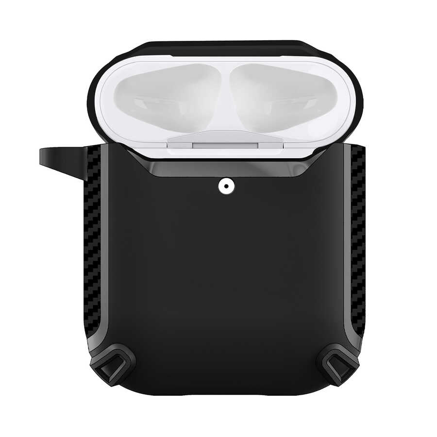 Apple Airpods Kılıf Zore Airbag 26 Silikon Lacivert