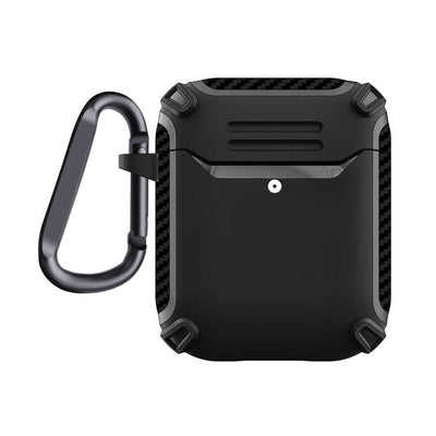 Apple Airpods Kılıf Zore Airbag 26 Silikon Siyah