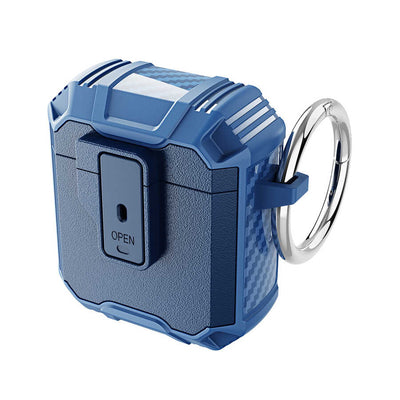 Apple Airpods Kılıf Zore Airbag 27 Silikon Lacivert