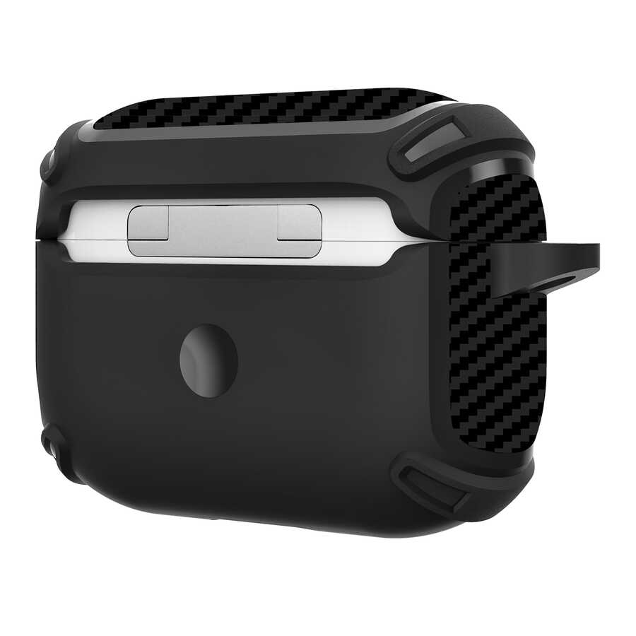 Apple Airpods Pro 2 Kılıf Zore Airbag 26 Silikon Koyu Yeşil