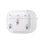 Apple Airpods Pro 2 Zore Airbag 44 Airbag Tasarımlı Simli Şeffaf Kutup Kılıf