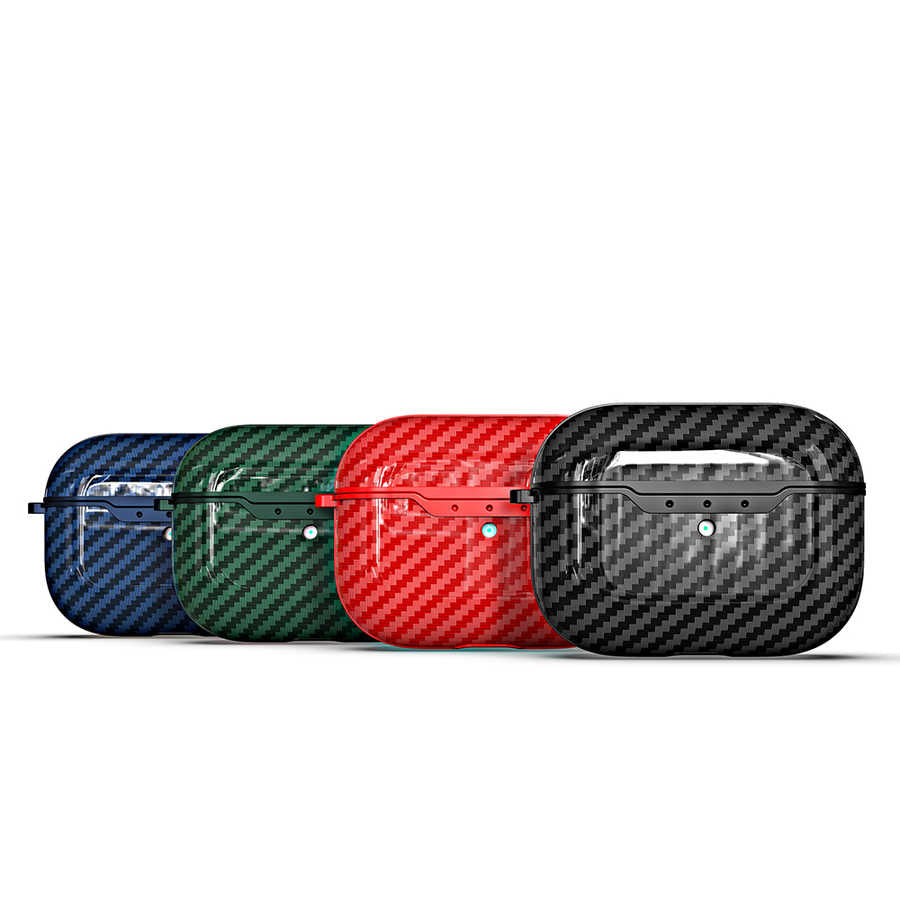 Apple Airpods Pro Kılıf Zore Airbag 05 Silikon Mavi