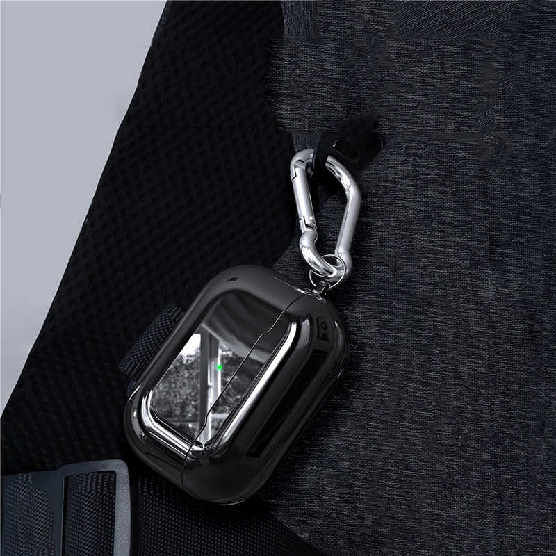 Apple Airpods Pro Kılıf Zore Airbag 06 Silikon Gümüş