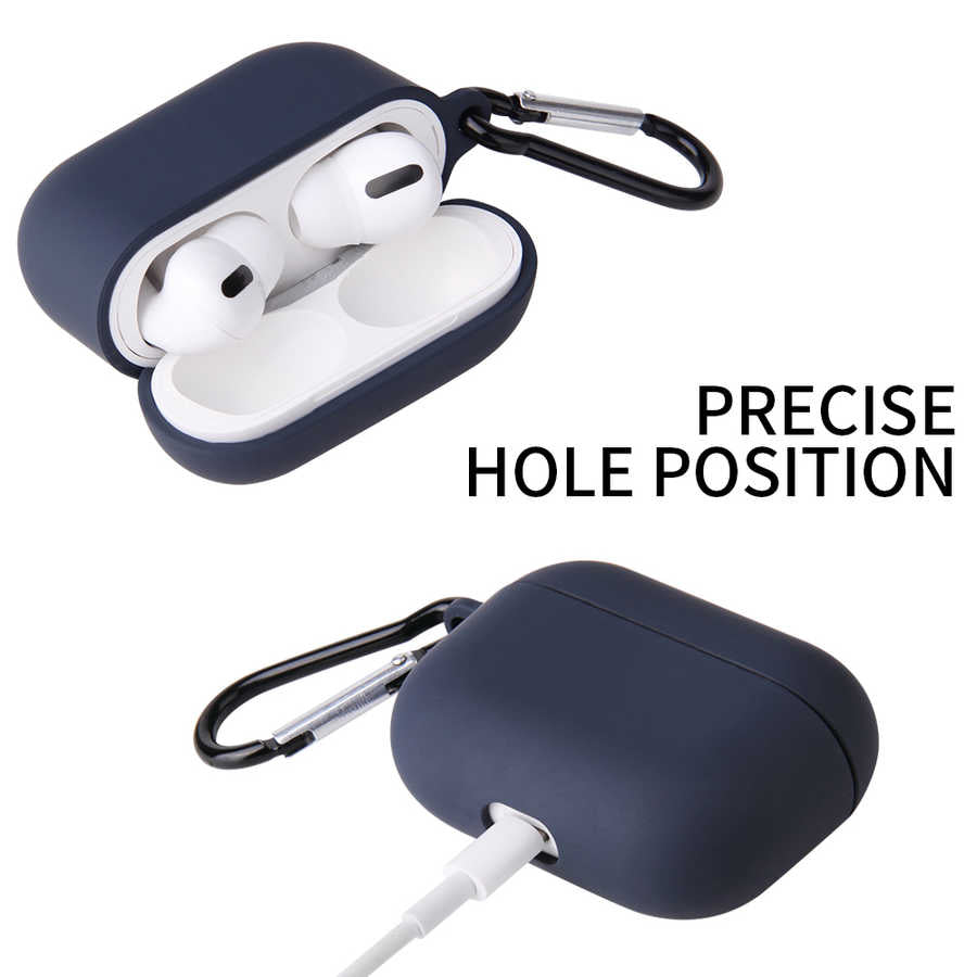 Apple Airpods Pro Kılıf Zore Airbag 11 Silikon Saks Mavi