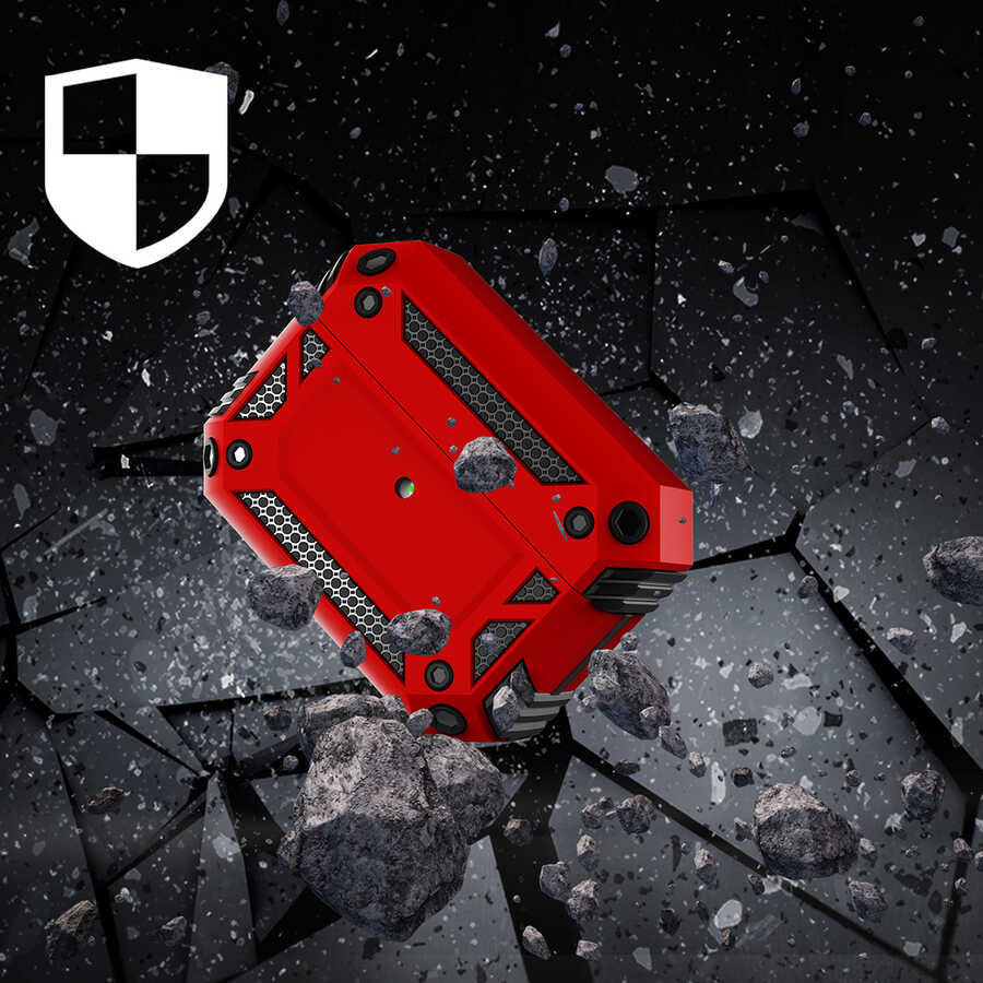 Apple Airpods Pro Kılıf Zore Airbag 15 Kılıf Kırmızı