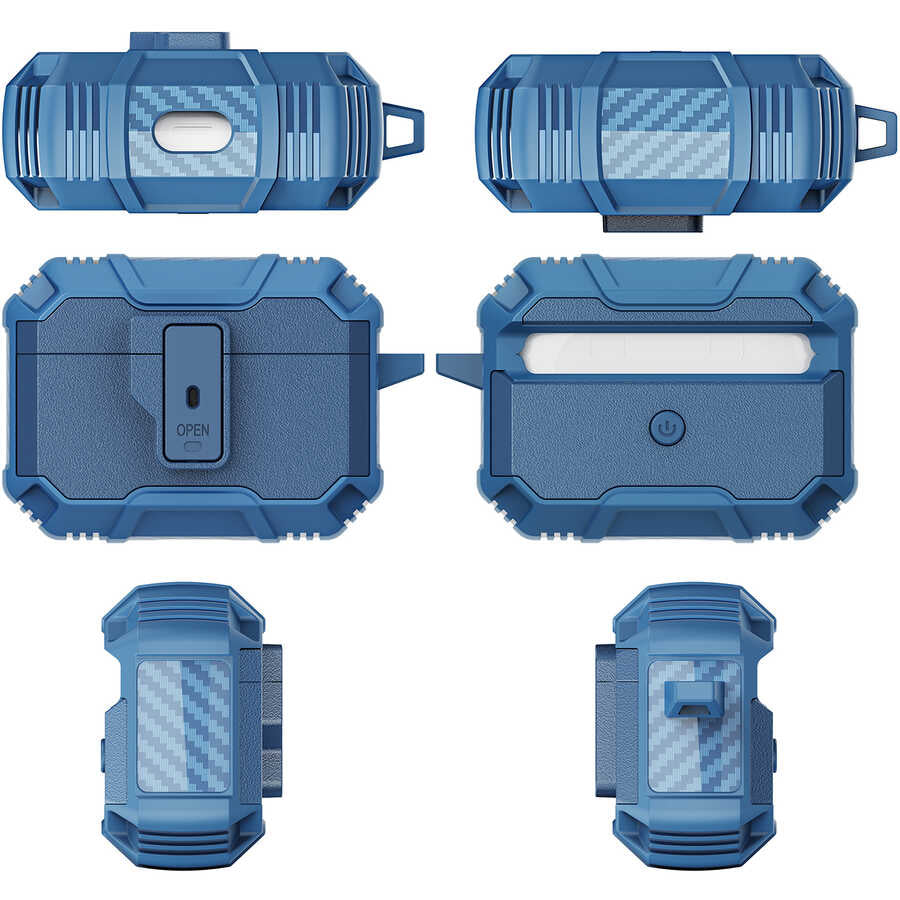 Apple Airpods Pro Kılıf Zore Airbag 27 Silikon Yeşil