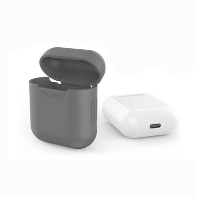 Apple Airpods Zore Standart Silikon Kılıf Gri