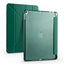 Apple iPad 10.2 2021 (9.Nesil) Kılıf Zore Tri Folding Kalem Bölmeli Standlı Kılıf Gri