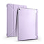 Apple iPad 10.2 2021 (9.Nesil) Kılıf Zore Tri Folding Kalem Bölmeli Standlı Kılıf Lila