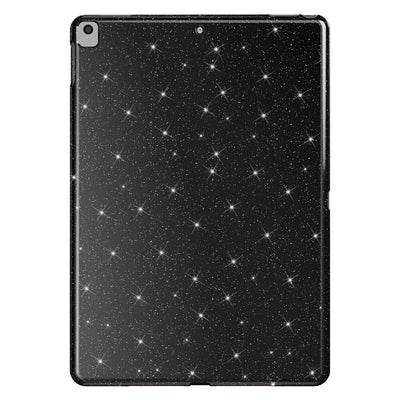 Apple iPad 10.2 2021 (9.Nesil) Simli Parlak Görünümlü Zore Tablet Koton Kılıf Siyah
