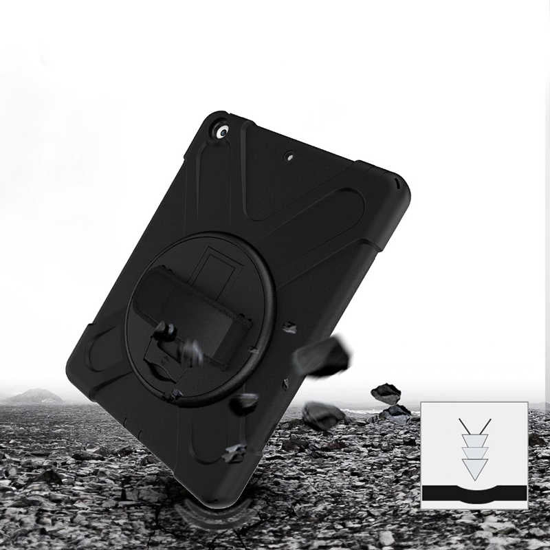 Apple iPad 10.2 2021 (9.Nesil) Zore Defender Tablet Silikon Siyah