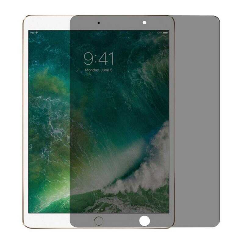 Apple iPad 10.2 2021 (9.Nesil) Zore Tablet Privacy Temperli Cam Ekran Koruyucu Siyah