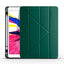 Apple iPad 10.2 (8.Nesil) Kılıf Zore Tri Folding Kalem Bölmeli Standlı Kılıf Gri