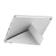 Apple iPad 10.2 (8.Nesil) Kılıf Zore Tri Folding Kalem Bölmeli Standlı Kılıf Gri