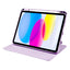 Apple iPad 10.9 2022 (10.Nesil) Kılıf Zore Termik Kalem Bölmeli Dönebilen Standlı Kılıf Lavendery Gray