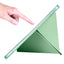 Apple iPad 10.9 2022 (10.Nesil) Kılıf Zore Tri Folding Kalem Bölmeli Standlı Kılıf Açık Yeşil
