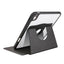 Apple iPad 11.Nesil 2025 Kılıf Zore Termik Kalem Bölmeli Dönebilen Standlı Kılıf Lavendery Gray