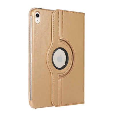Apple iPad 11.Nesil 2025 Zore Dönebilen Standlı Kılıf Gold