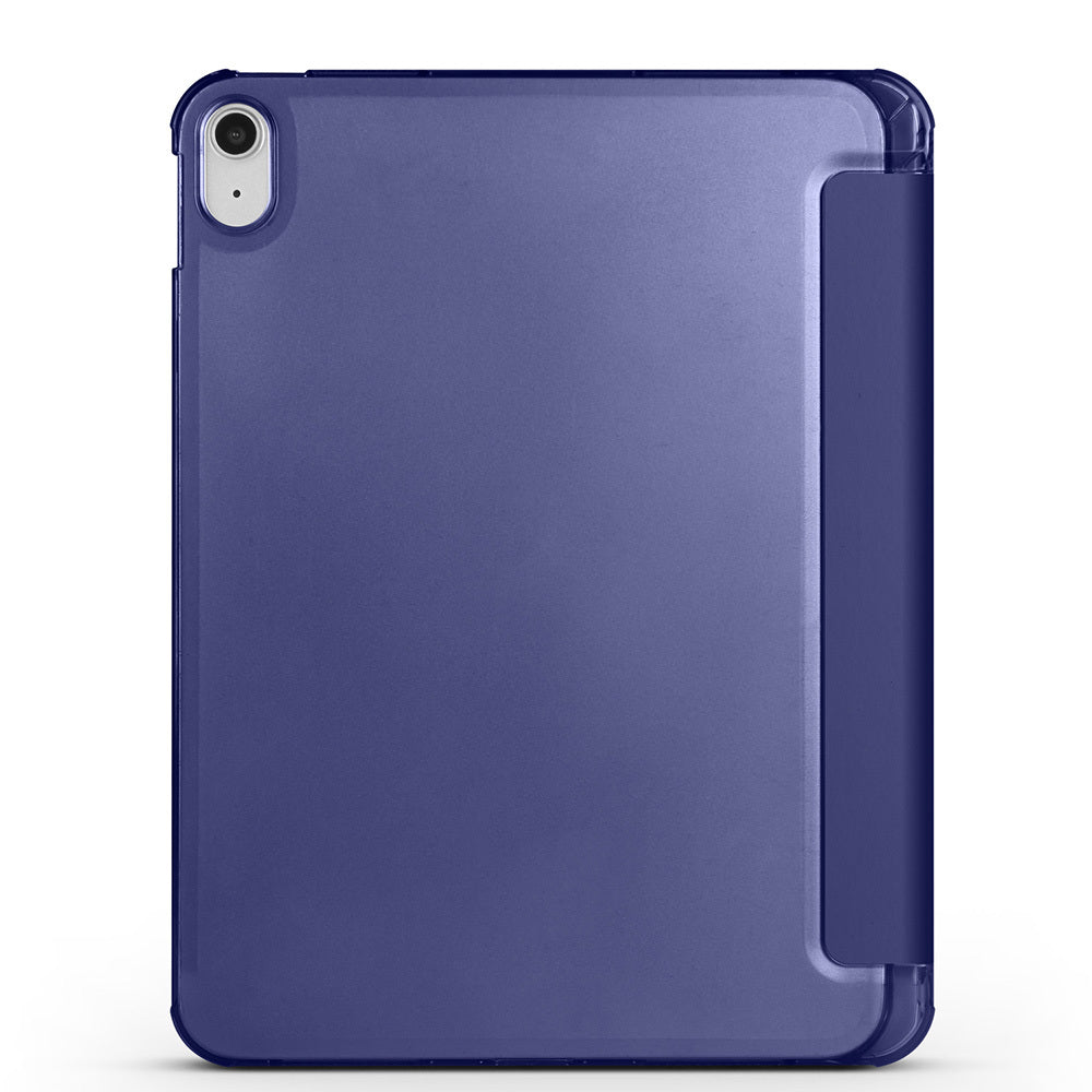 Apple iPad 11.Nesil 2025 Zore Smart Cover Kalem Bölmeli Standlı 1-1 Kılıf Kırmızı