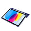 Apple iPad 11.Nesil 2025 Zore Smart Cover Kalem Bölmeli Standlı 1-1 Kılıf Gold