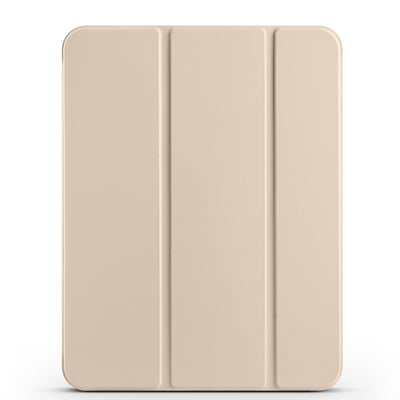 Apple iPad 11.Nesil 2025 Zore Smart Cover Kalem Bölmeli Standlı 1-1 Kılıf Gold
